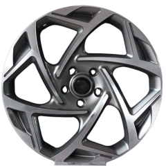 19 İnç 5X105 Chevrolet Opel Uyumlu Atom Gun Metal Polish Jant Takım