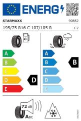 Starmaxx 195/75R16C Tl 107/105R 8Pr Prowin St960 Kar