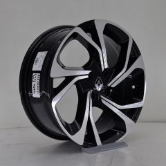 16 İnç İnç 4X100 Renault Honda Fiat Black Diamond Jant takım