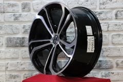 17'' İnç 5X112 Wolksvagen R-Line Golf Jetta Seat Scirocco Audi Passat Gun Metal Polish  Jant Takım