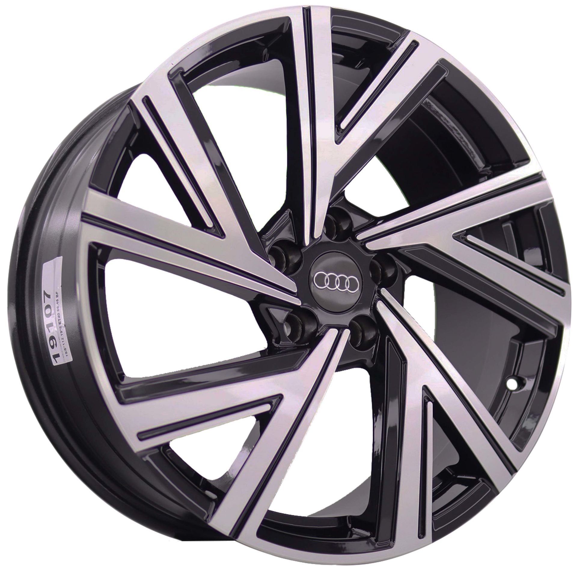 19'' 5X112 Black Polish Jant Takım