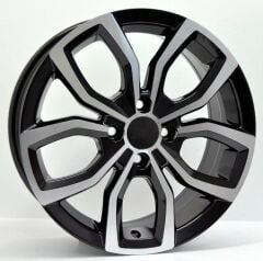 16 İnç 5x114.3 Toyota Renault Nissan Honda Hyundai Black Diamond Jant Takımı