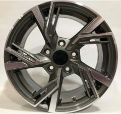 20 İnç 5X112 Audi Rs Volkswagen Seat Skoda Gun Metal Polish Jant Takım