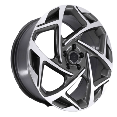 19'' 5X112 Audi Volkswagen Skoda Seat Uyumlu Gun Metal Polish Jant Takım
