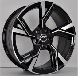 20 İnç 5X112 AUDİ A4 A5 A6 A7 A8 Volkswagen Seat Skoda Black Polish Jant Takım