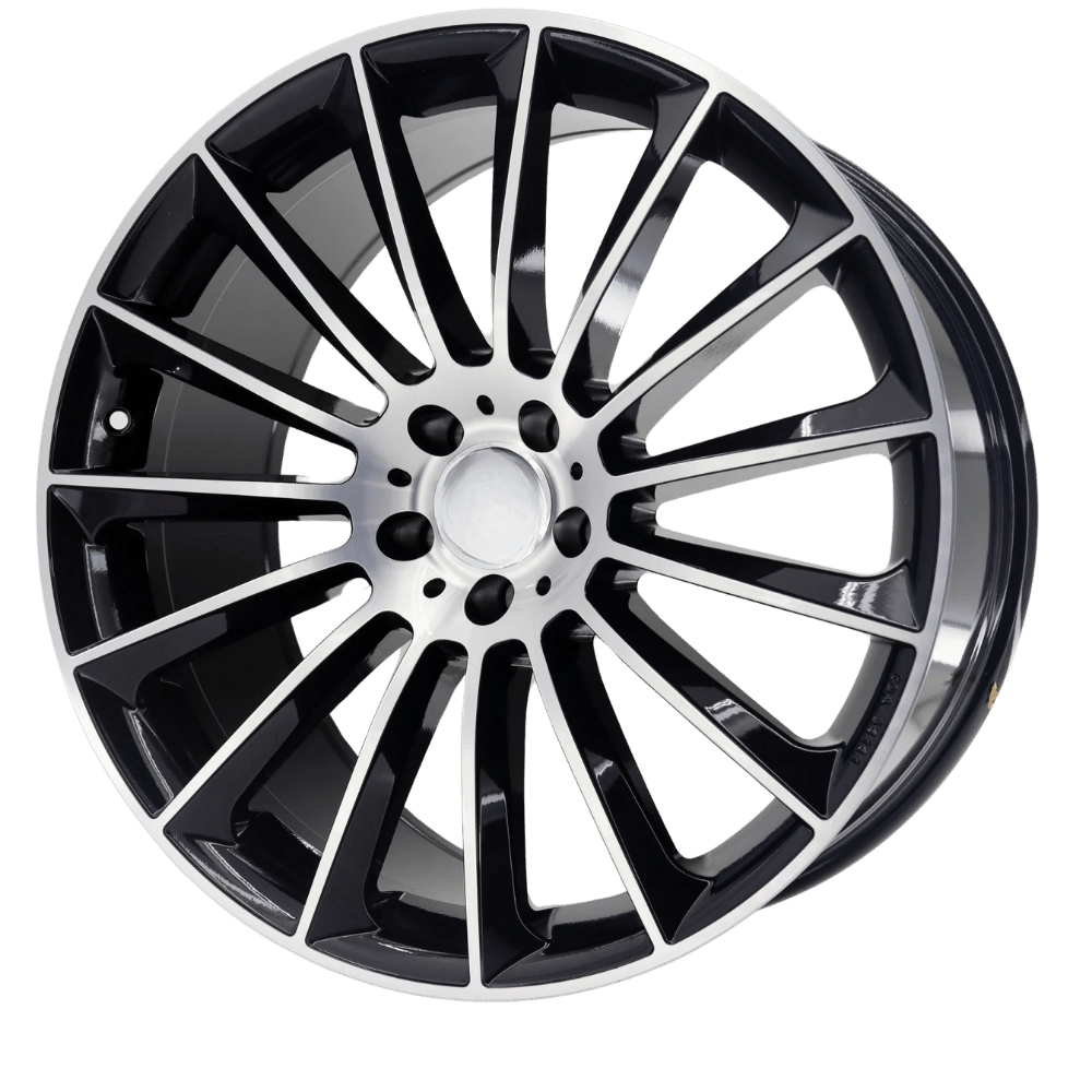 21 İnç 5X130 Mercedes G Kasa Porsche Cayenne Uyumlu Black Polish Jant Takımı