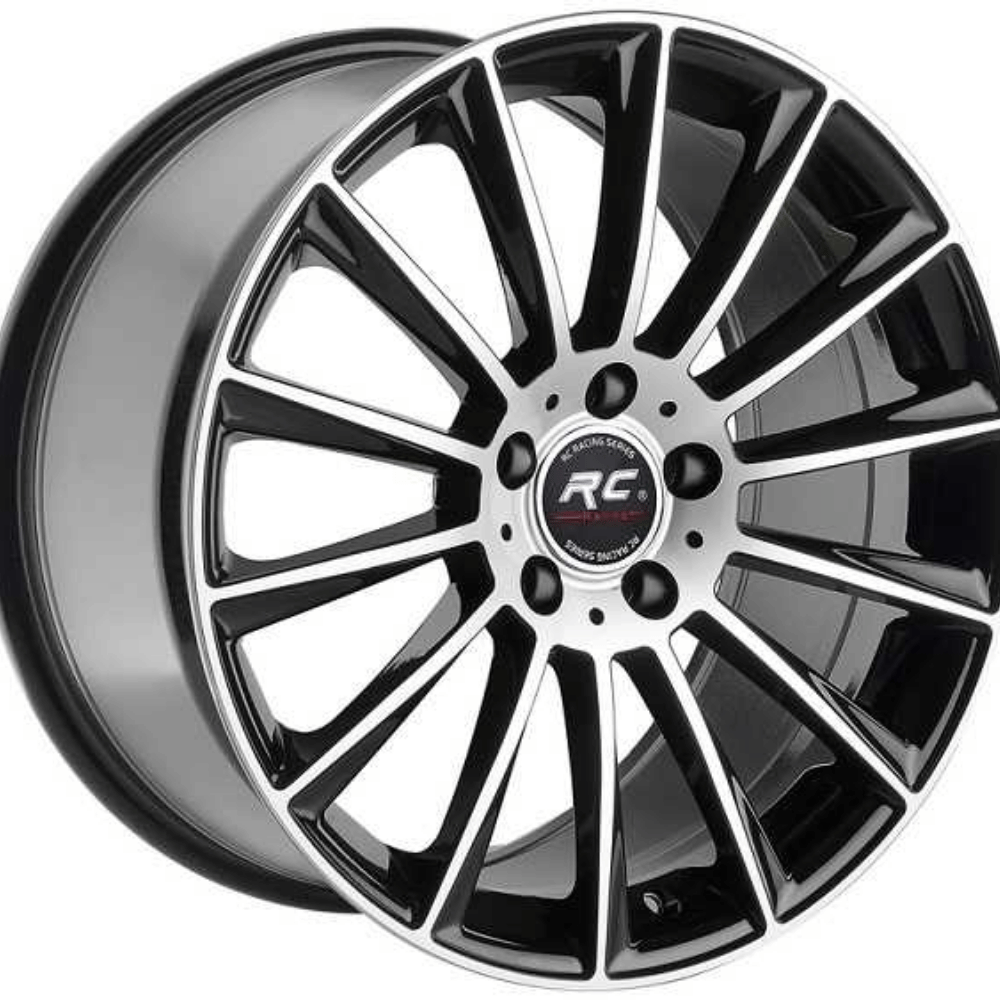 17 İnç 5X112 Mercedes Maybach Vito C180 E200 A180 Cla Uyumlu Black Polish Jant Takım