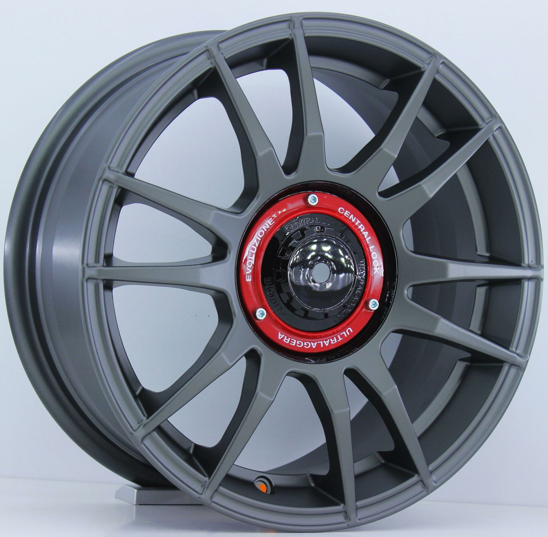 15 İnç 4X100 Volkswagen Fiat Renault Honda Supersport Matt Gun Metal Jant Takım