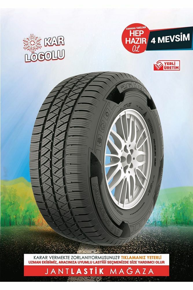 215/65R16C Tl 109/107R 8Pr Vanmaster A/S 4 MEVSİM KAR LOGOLU