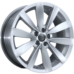 17 İnç 5X100 Volkswagen Polo Seat Skoda Fabia Silver Jant Takım