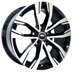 16 İnç 4x100 Dacia Fiat Renault Honda Uyumlu Black Polish Jant Takımı | R1 Wheels