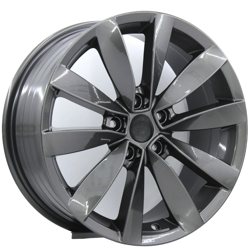17 İnç 5X112 Volkswagen Seat Skoda Gun Metal Jant Takım