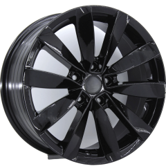 17 İnç 5X100 Volkswagen Polo Seat Skoda Fabia Lugano Black Jant Takım
