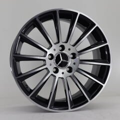 17 İnç 5X112 Mercedes Maybach Vito C180 E200 A180 Cla Black Polish Jant Takım