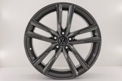 17'' 5X100 Volkswagen Polo Seat Bora Doblo Fiorino Gun Metal Machined  Jant Takım