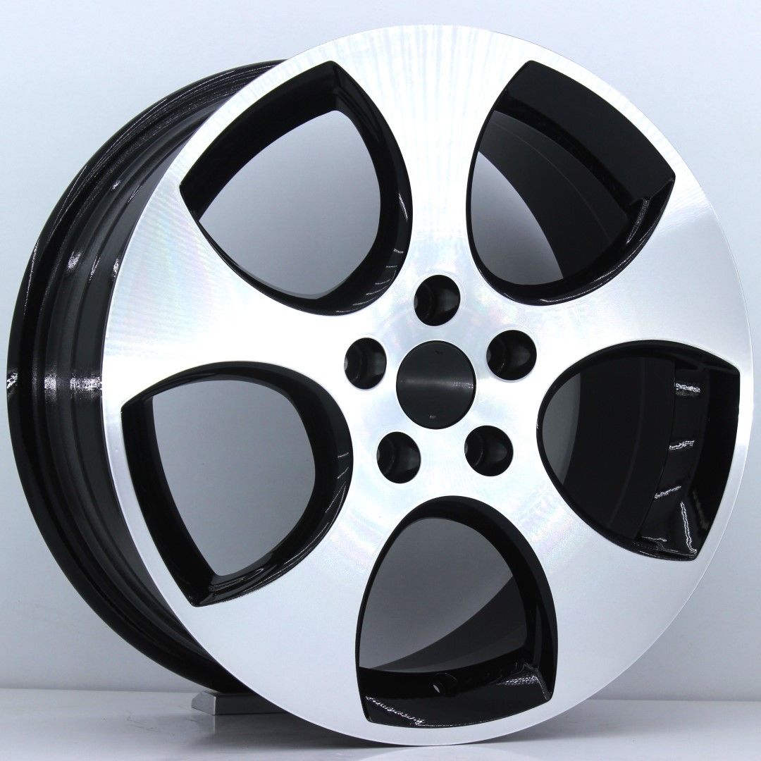 17 İnç 4X100 Honda Renault Detroit Black Polish Jant Takım