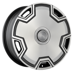 24 İnç 5x130 Mercedes Maycbach Volkswagen Uyumlu Black Lip Polished Jant Takımı