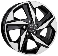 16 İnç 5X114.3 Honda Toyota Hyundai Black Polish Jant Takım