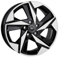 16 İnç 5x114.3 Kia Honda Toyota Uyumlu Black Finish Jant Takımı | R1 Wheels