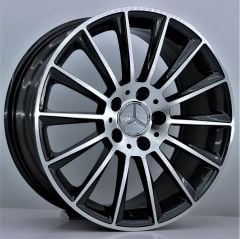 16 İnç 5X112 Mercedes S-Class Gun Metal Polish Jant Takım