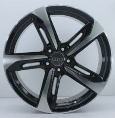 19'' İnç 5X112 İTHAL ÜRÜN Wolksvagen-Audi Black Machine  Jant Takım