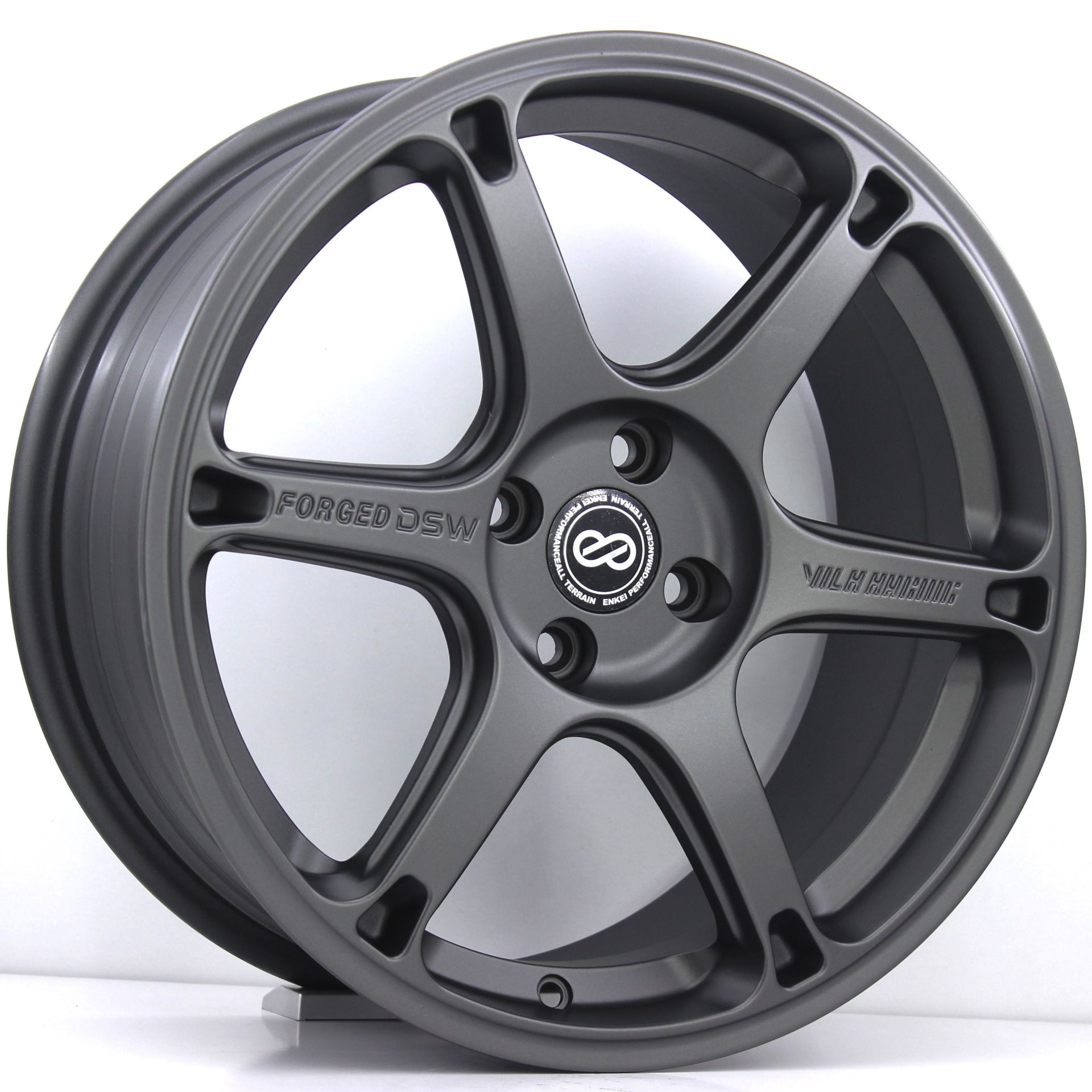 17 İnç 4X100 Forged Dura Renault Fiat Opel Honda Hyundai Kia Matt Gun Metal Jant Takım