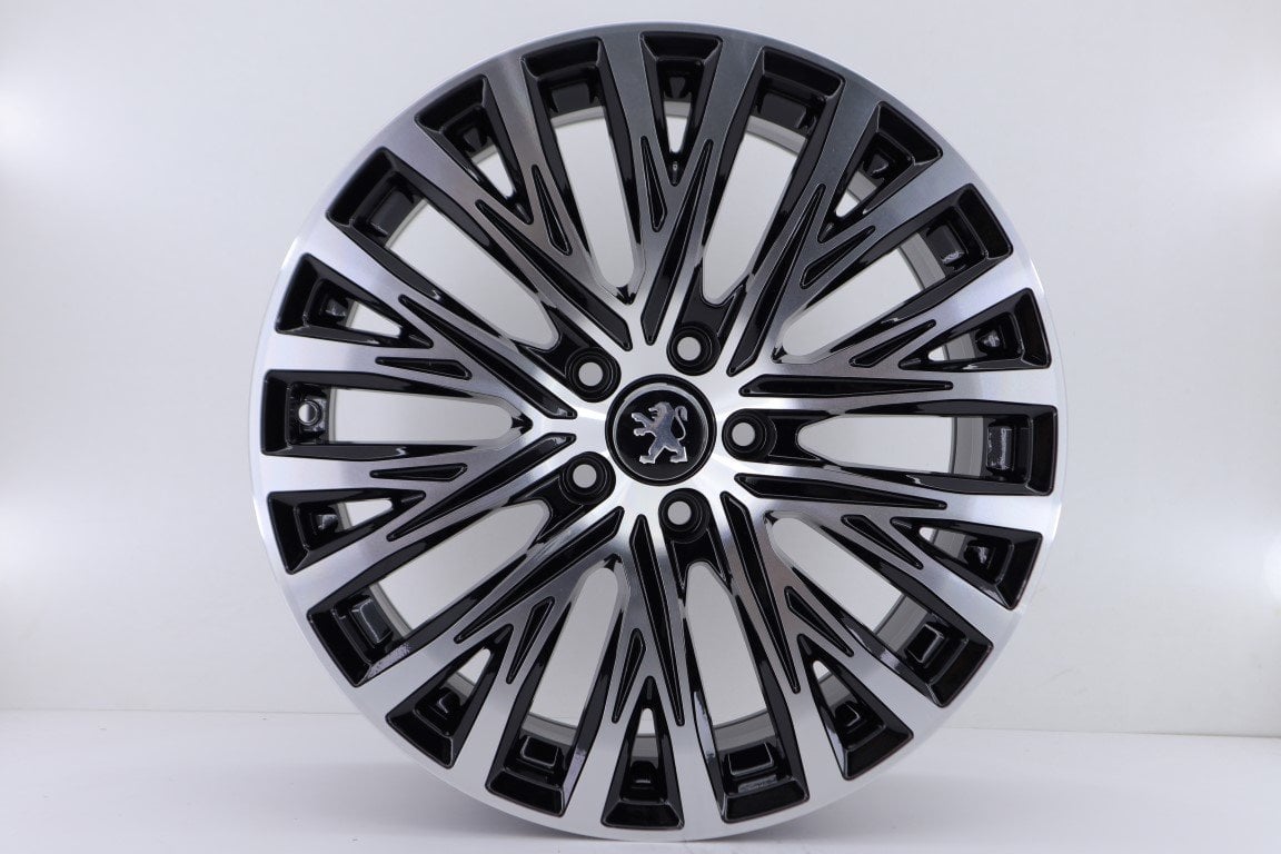 18'' İnç 5X112 Peugeot  Black Polish  Jant Takım