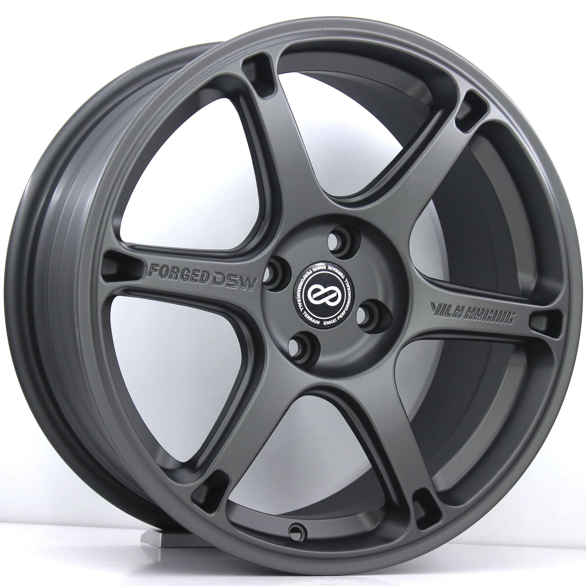 17 İnç 5X100 Forged Dura Seat Subaru Chrysler Volkswagen Polo Skoda Fabia Bora Matt Gun Metal Jant Takım