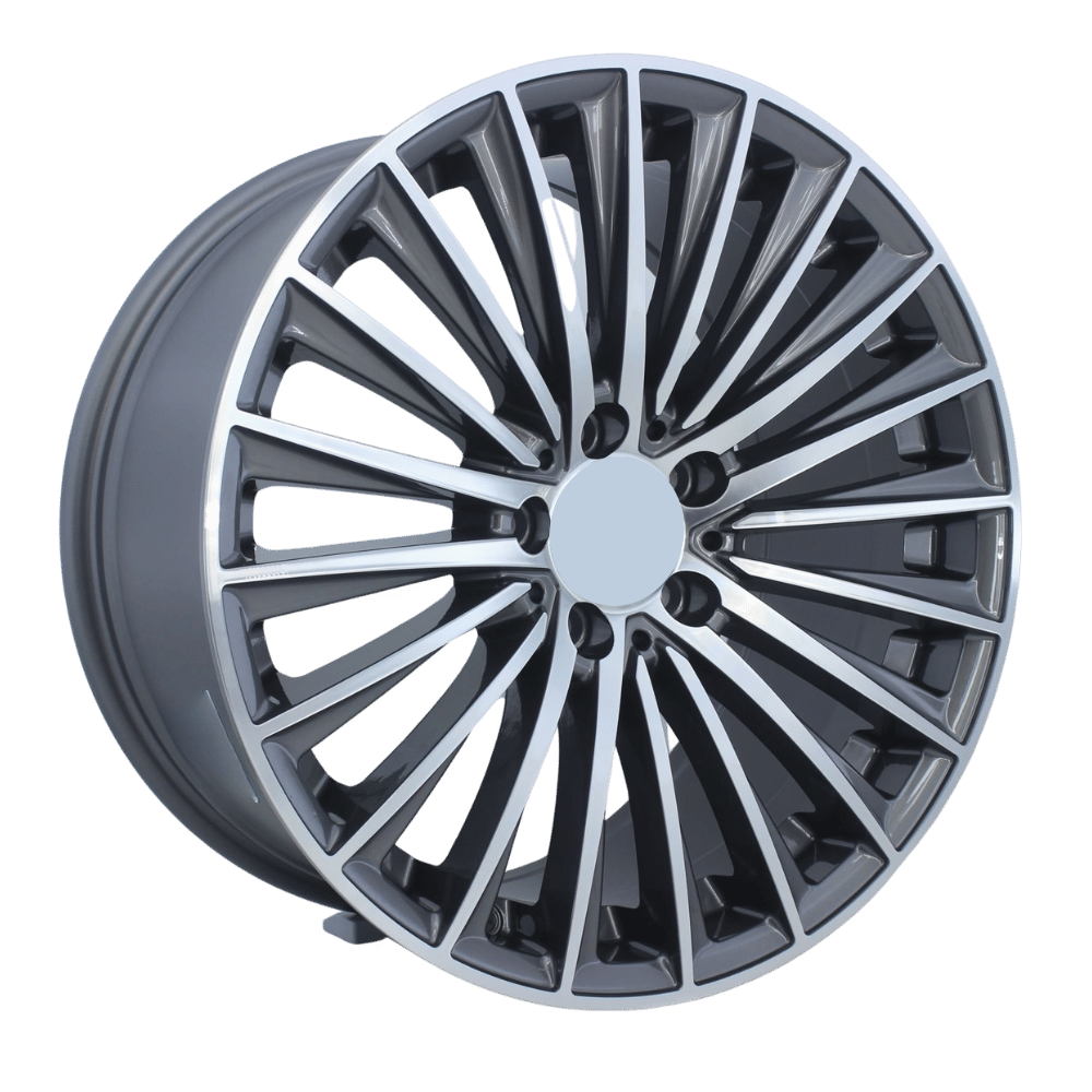 19''5X112 Mercedes New S Class Uyumlu Gun Metal Diamond Jant Takım