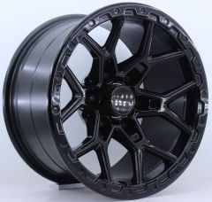 17 İnç 6X139.7 Toyota Hılux Land Cruıser Ford Ranger Hummer H3 H3T Mitsubishi L200 Nissan Navara Black Jant Takım