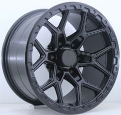 17 İnç 6X139.7 Toyota Hılux Land Cruıser Ford Ranger Hummer H3 H3T Mitsubishi L200 Nissan Navara Matt Black Jant Takım