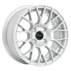 14 İnç 4x100 Toyota Honda Hyundai Renault Uyumlu Silver Jant Takımı // R1 Wheels 