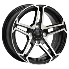 14 İnç 4x100 Toyota Honda Hyundai Renault Uyumlu Black Machined Jant Takımı