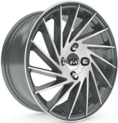 14 İnç 4X100 Fiat Honda Renault Dacia Gun Machined Jant Takım