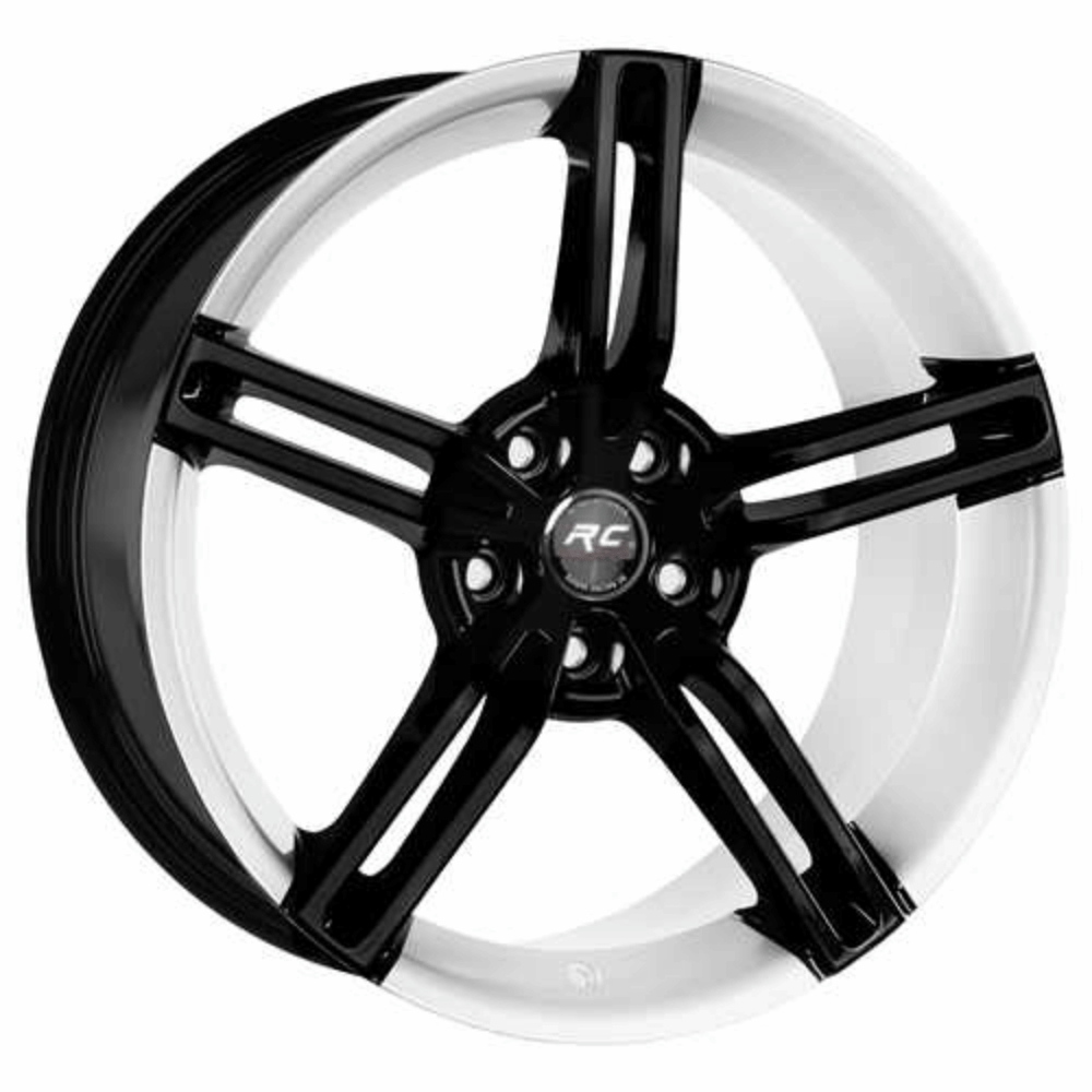 18 İnç 5x114.3 Porsche Taycan Uyumlu Black/White Jant Takımı | R1 Wheels