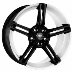 18 İnç 5x114.3 Porsche Taycan Uyumlu Black/White Jant Takımı | R1 Wheels