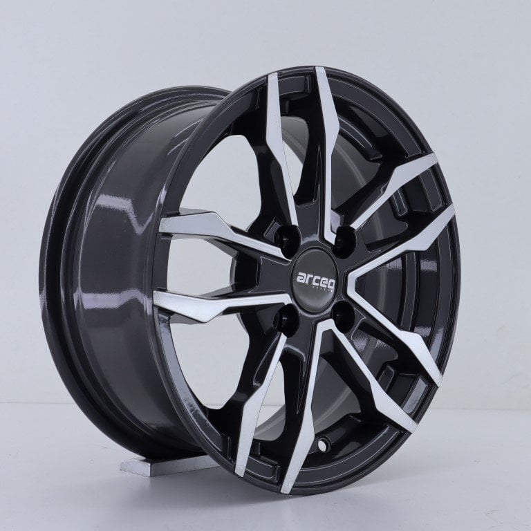 14'' 4X108 Gun Metal Machined  Jant Takım