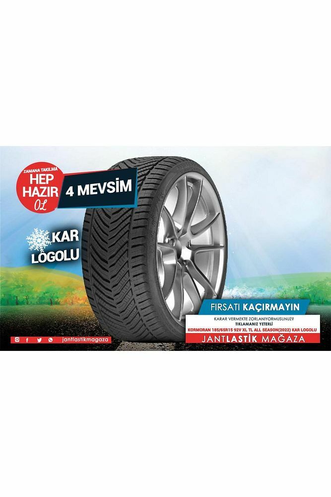 185/65R15 92V Xl Tl All Season 4 MEVSİM KAR LOGOLU (2022)