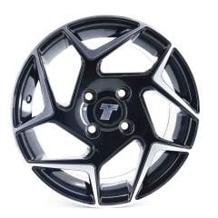 14'' 4X108 Black Polish  Jant Takım