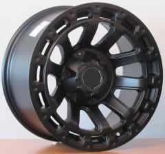 17 İnç 5X120 Off-Road Matt Black Jant Jant Takım