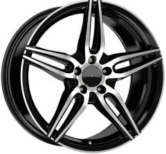 18'' 5X112 Mercedes Cla Amg Uyumlu Black Machined Jant Jant Takım