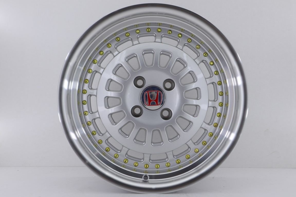 16'' İnç 4X100 Terminatör Silver Lip Machined  Jant Takım