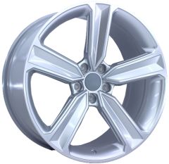 17'' 5X100 Volkswagen polo bora seal doblo fiorina alfa Uyumlu Silver Jant Takım