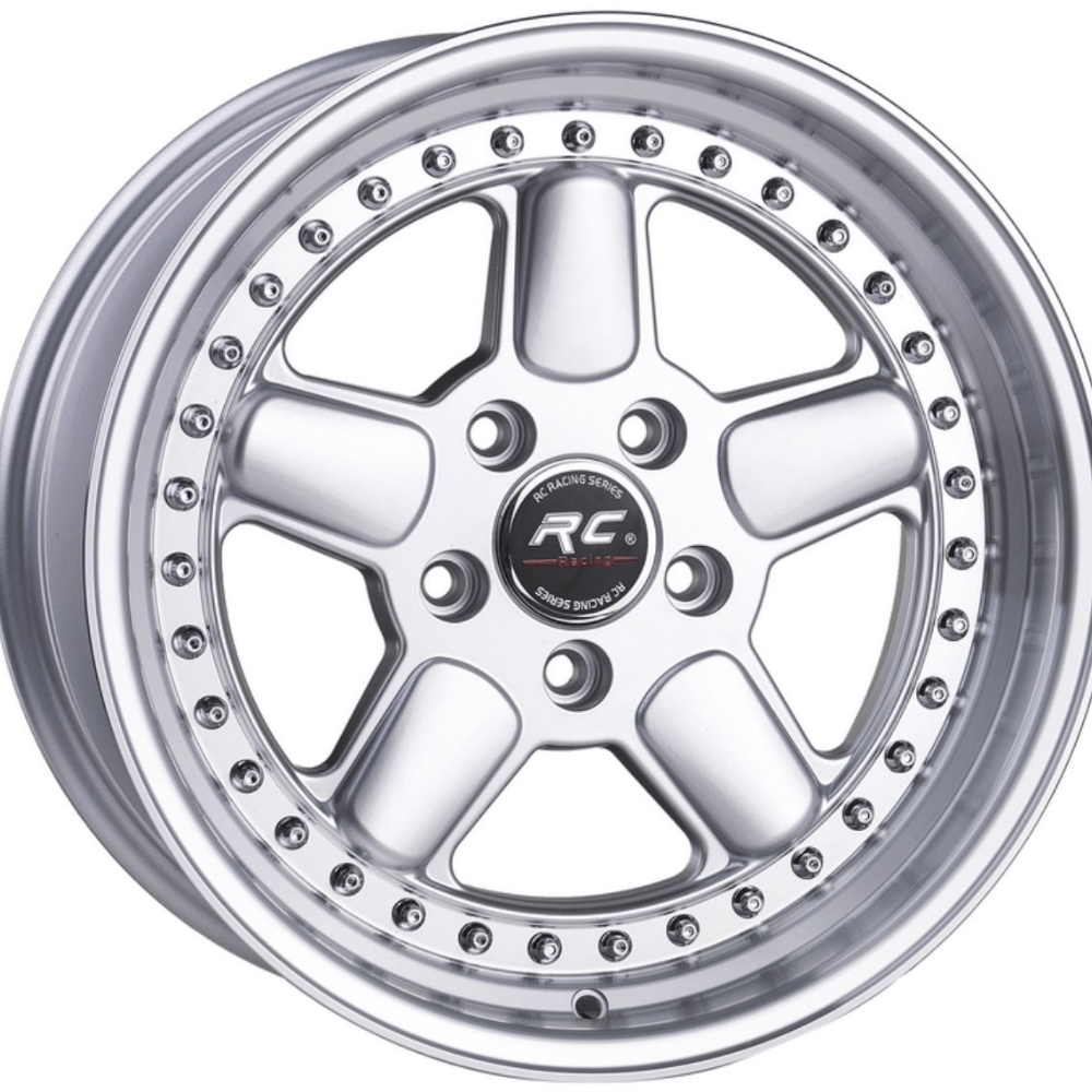 17 İnç 5x120 BMW E36 E46 Uyumlu AC Schnitzer Silver/Lip Ön Jant