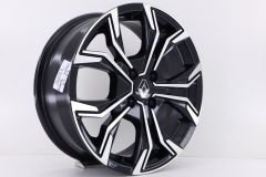 16'' İnç 4X100 16*6.5 Et35 Fiat Reanult Honda Opel Black Polish  Jant Takım