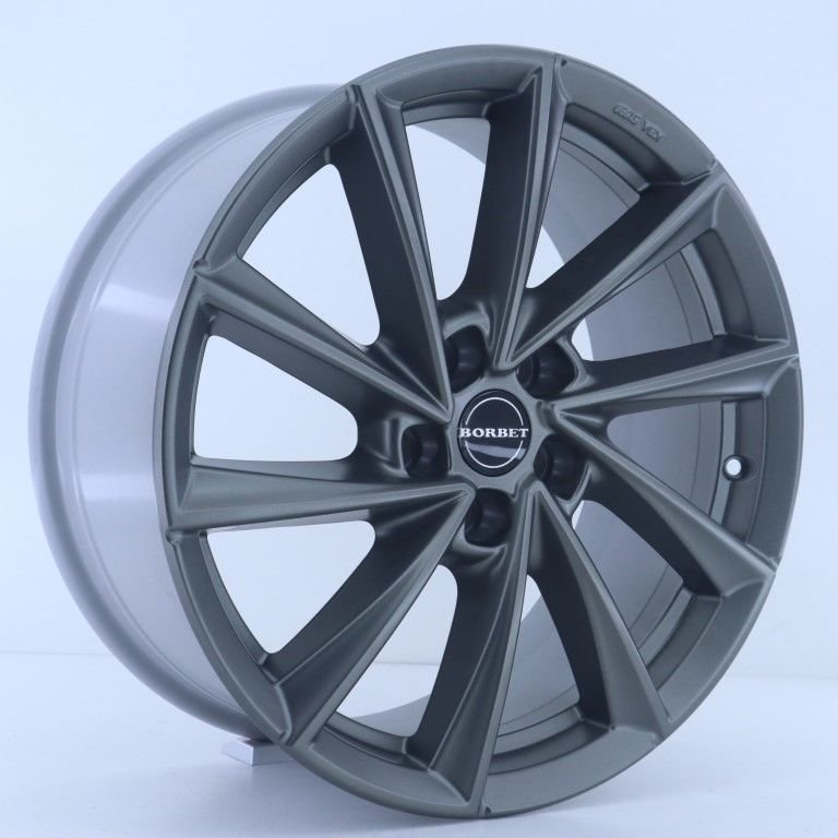 18 İnç 5X112 18*8 ET37 66.6 *Borbet* Volkswagen Seat Audi Skoda Tüv Belgeli BORBET Gun Metal Jant