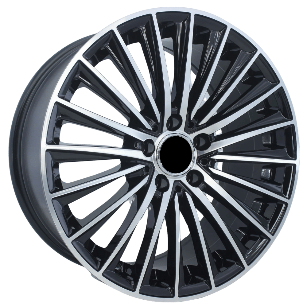 19'' 5X112 Mercedes Black Machined Jant Takım