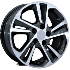16'' 5x114.3 Corolla Honda Gun Metal Polish Jant Takım