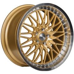 19 İnç 5x114.3 Honda Nissan Toyota Uyumlu Çift Aplikasyon Gold Machine Lip Jant Takımı 