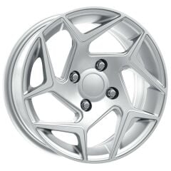 14 inç 4x100 Hyundai Renault Toyota Uyumlu Shiney Silver Jant Takımı | R1 Wheels